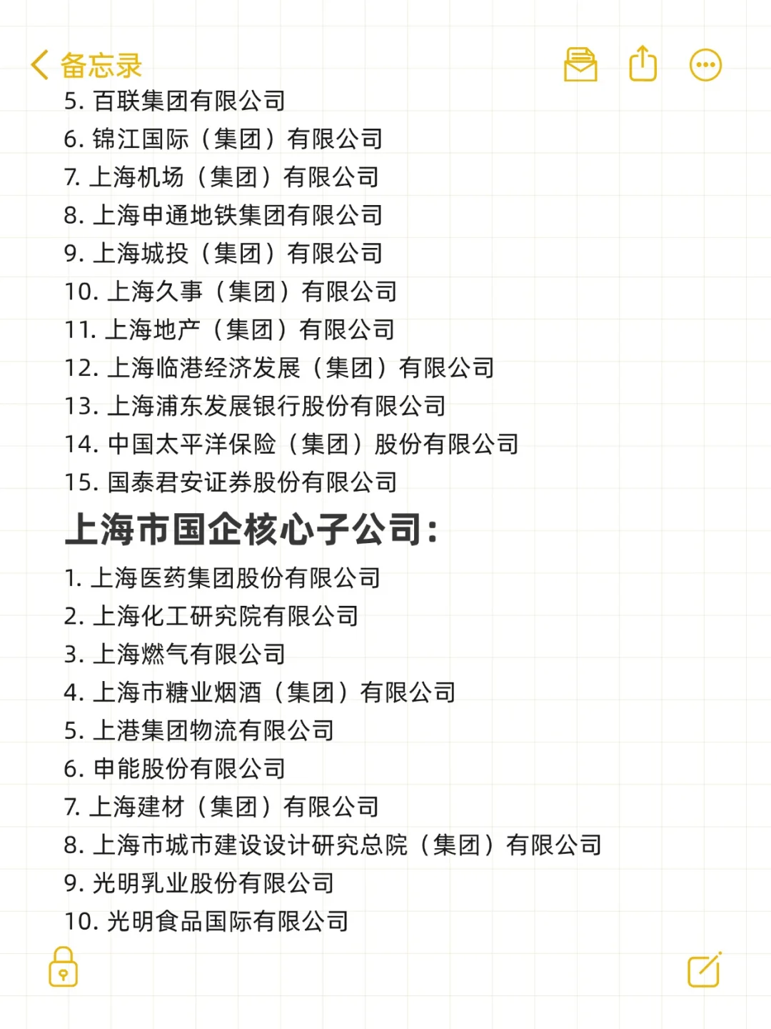 秋招一定要投的央国企一一上海篇