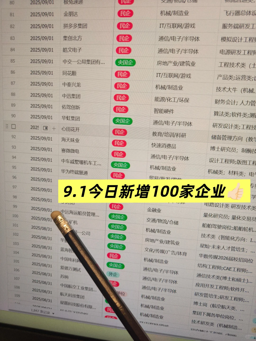 9.1新开的秋招好多免笔试😄