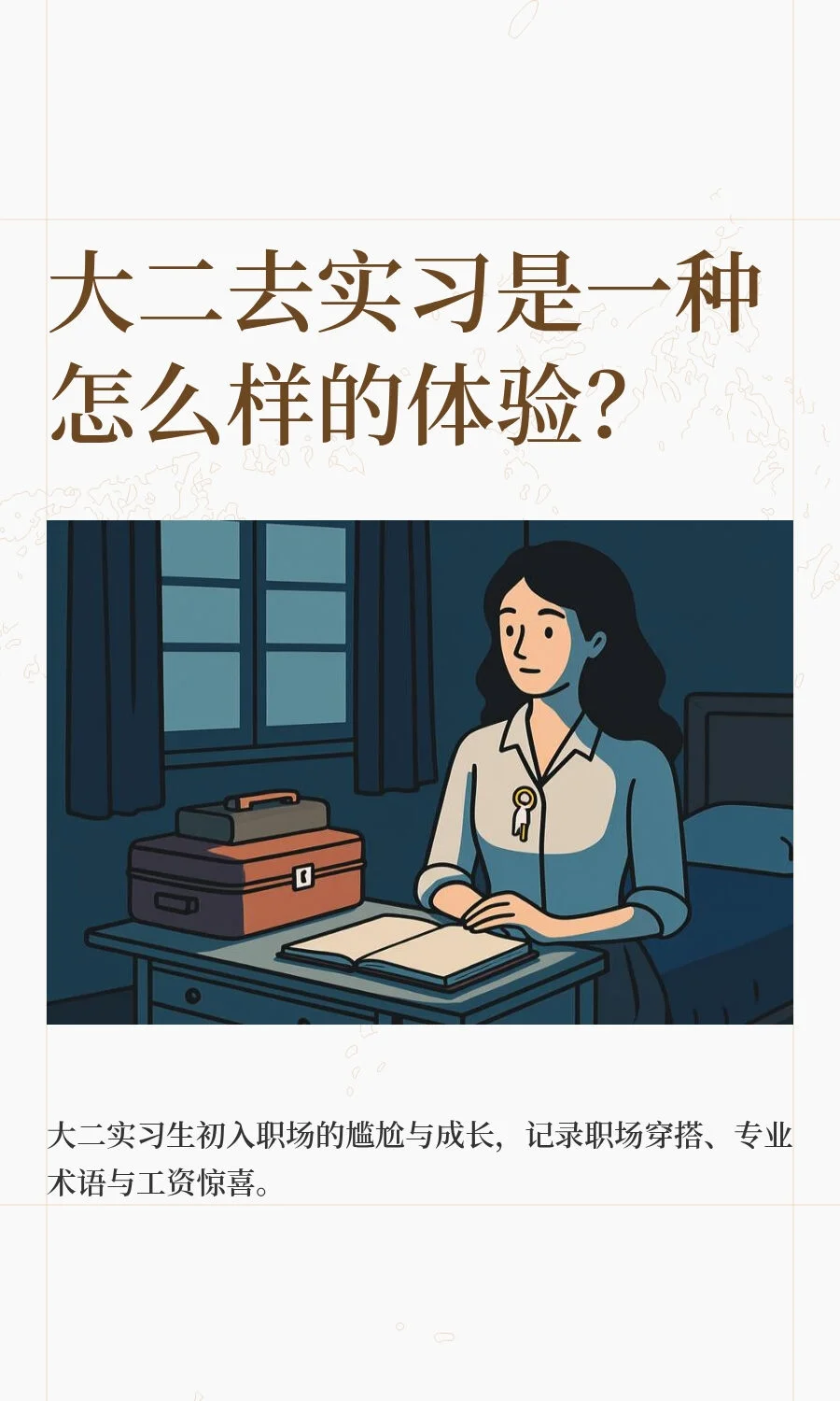 大二去实习是什么样的体验？