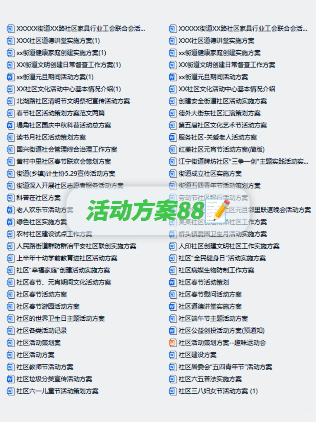 社区（基层）[看R]活动策划，也太全了吧！