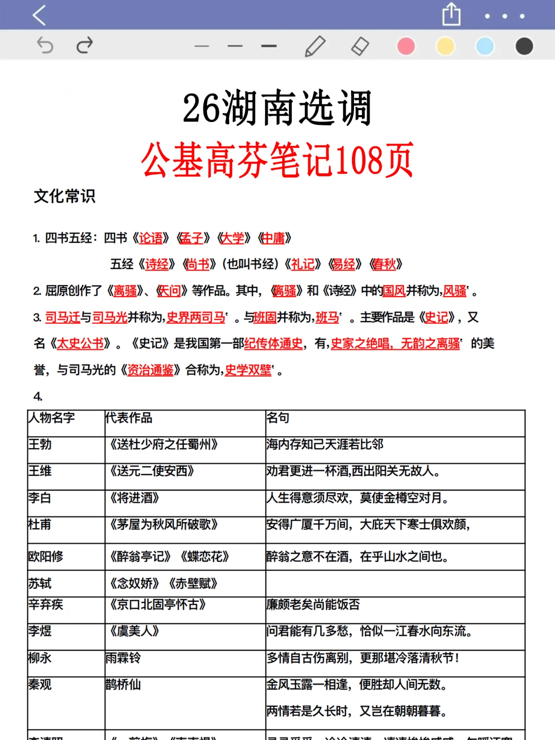 友情提醒：26湖南选调别裸考！背完保底85分