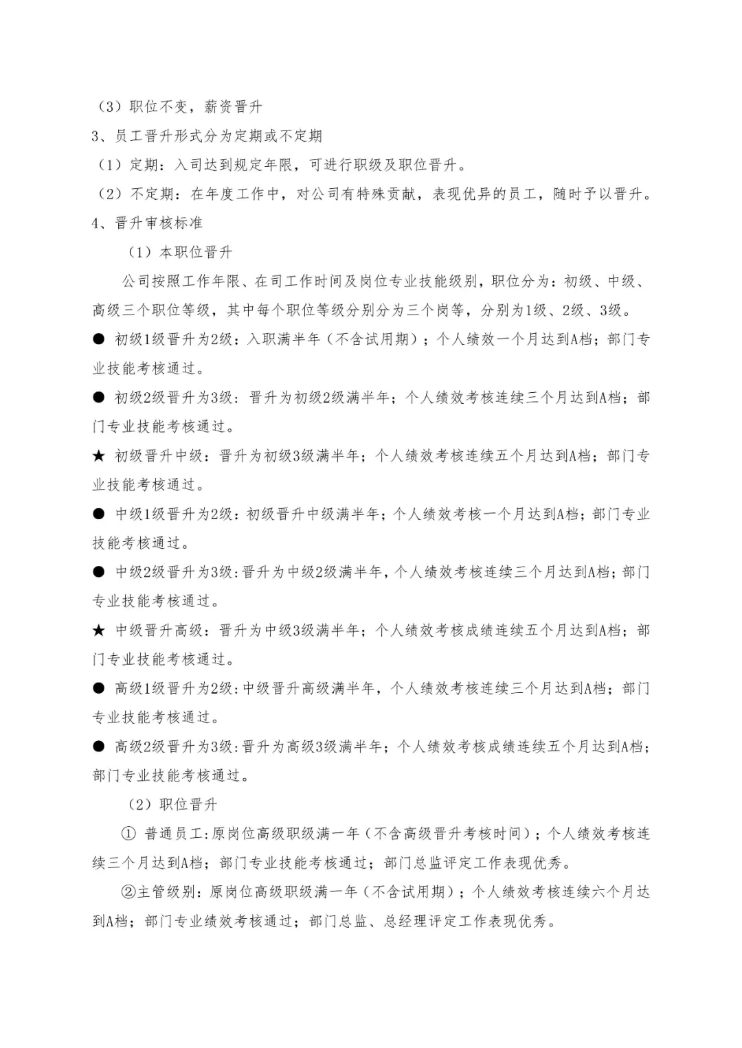人事职位职责