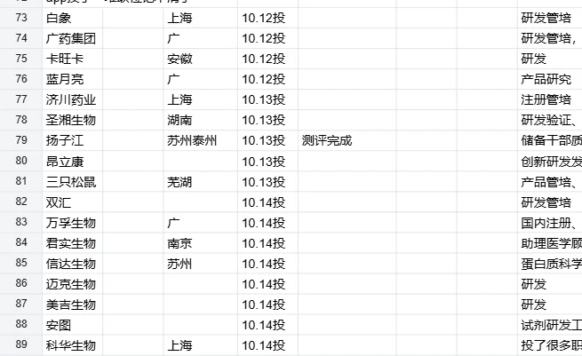 生物秋招12