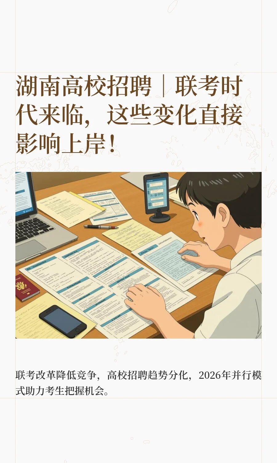 湖南高校招聘｜联考时代来临，这些变化直接