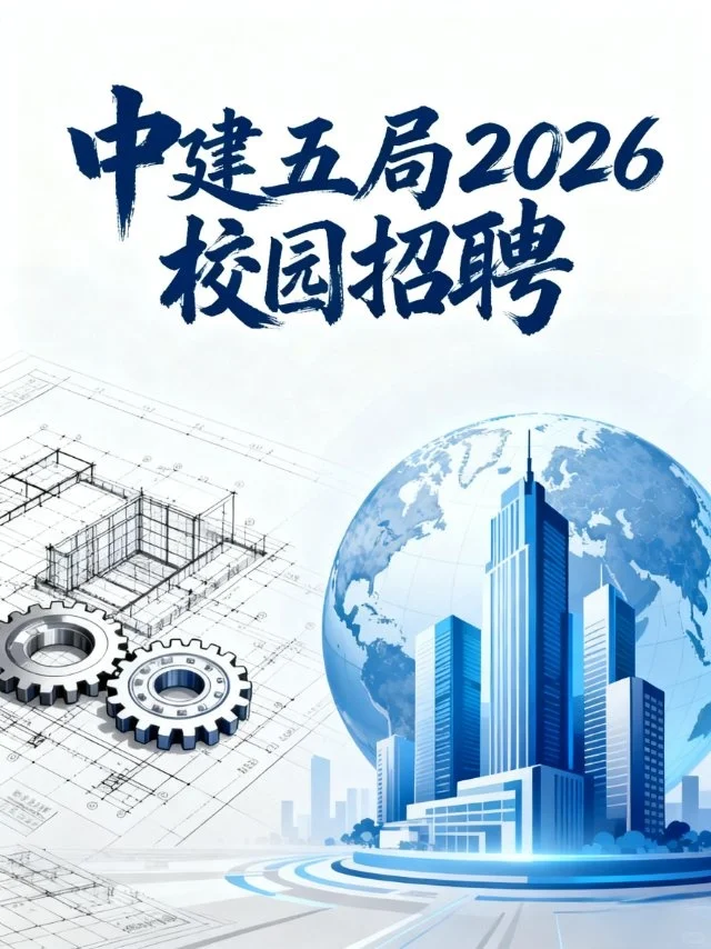 【本硕博有岗】中建五局2026校园招聘