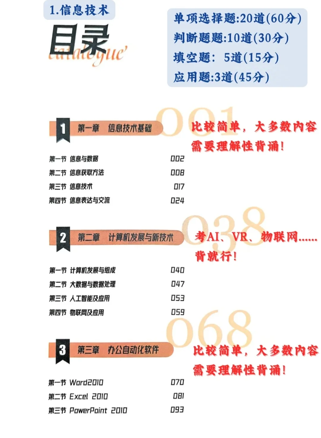 25年重庆春招通用技术信息技术考什么？