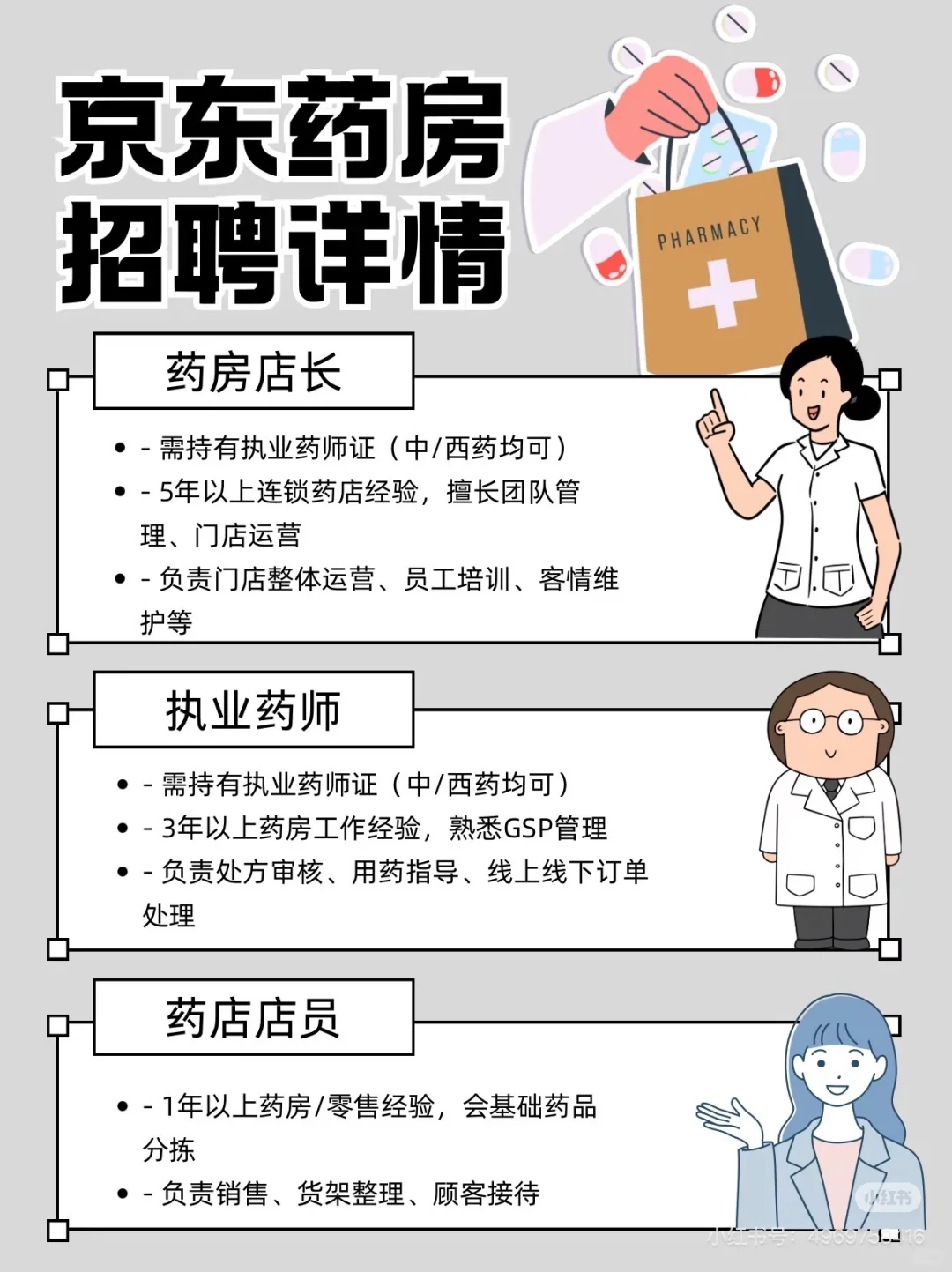 👀京东直招！天津药房招聘啦🔥