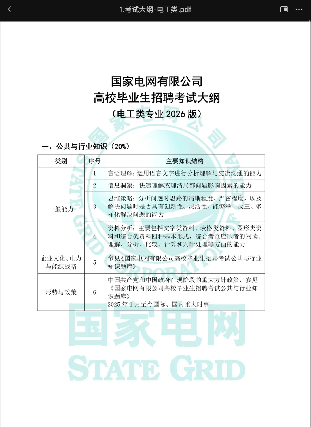 国家电网有限公司2026年招聘高校毕业生公告