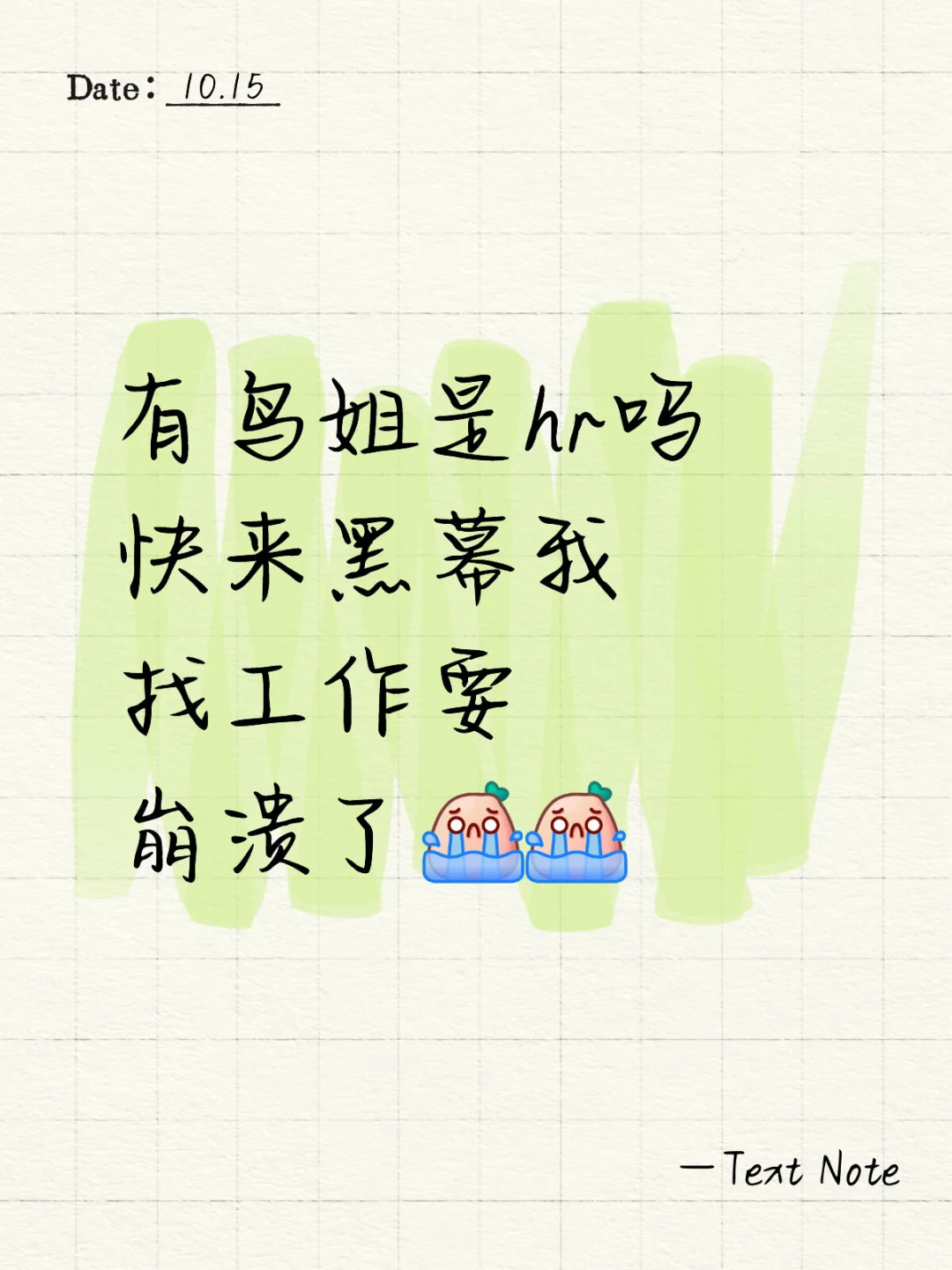 有鸟姐是hr吗？招人吗？