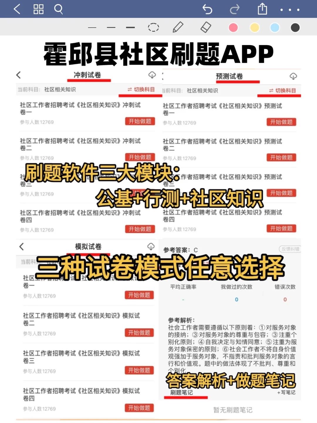 霍邱县社区工作者备考的话🔥看这些就好