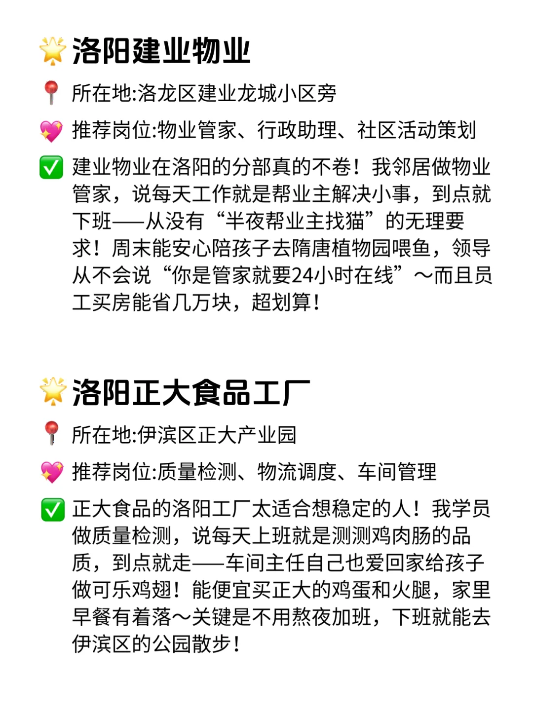 洛阳双休不卷宝藏公司！这12家直接冲！💨