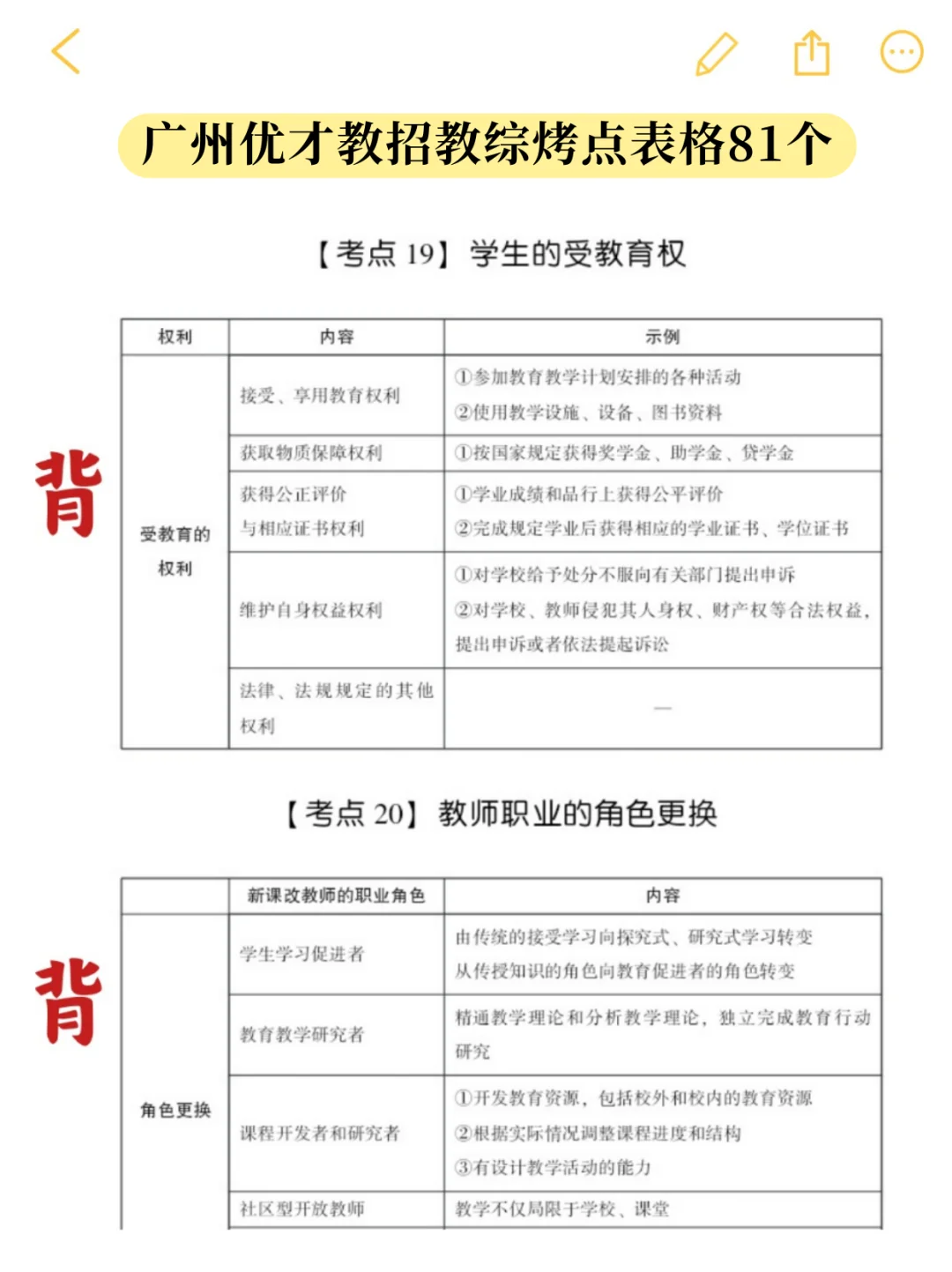 广州市教育系统优才计划教师招聘背十天稳了