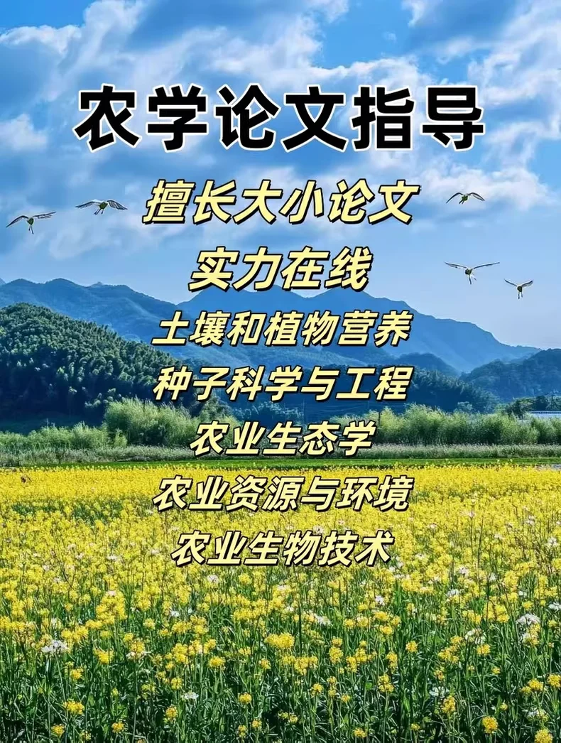 农学论文指导