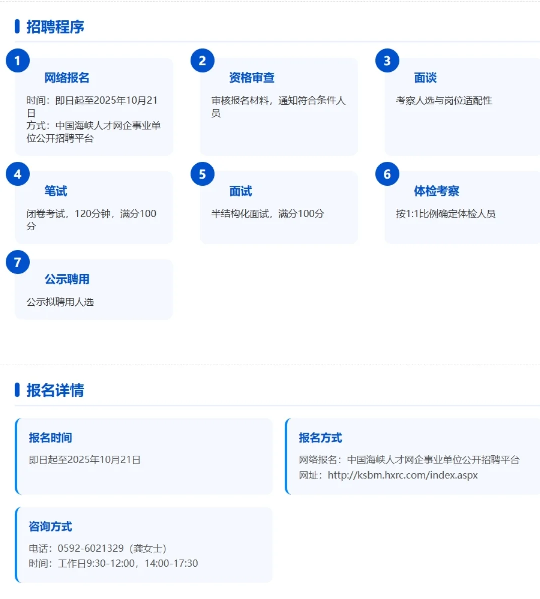 厦门市湖里区产业投资集团招聘来咯！