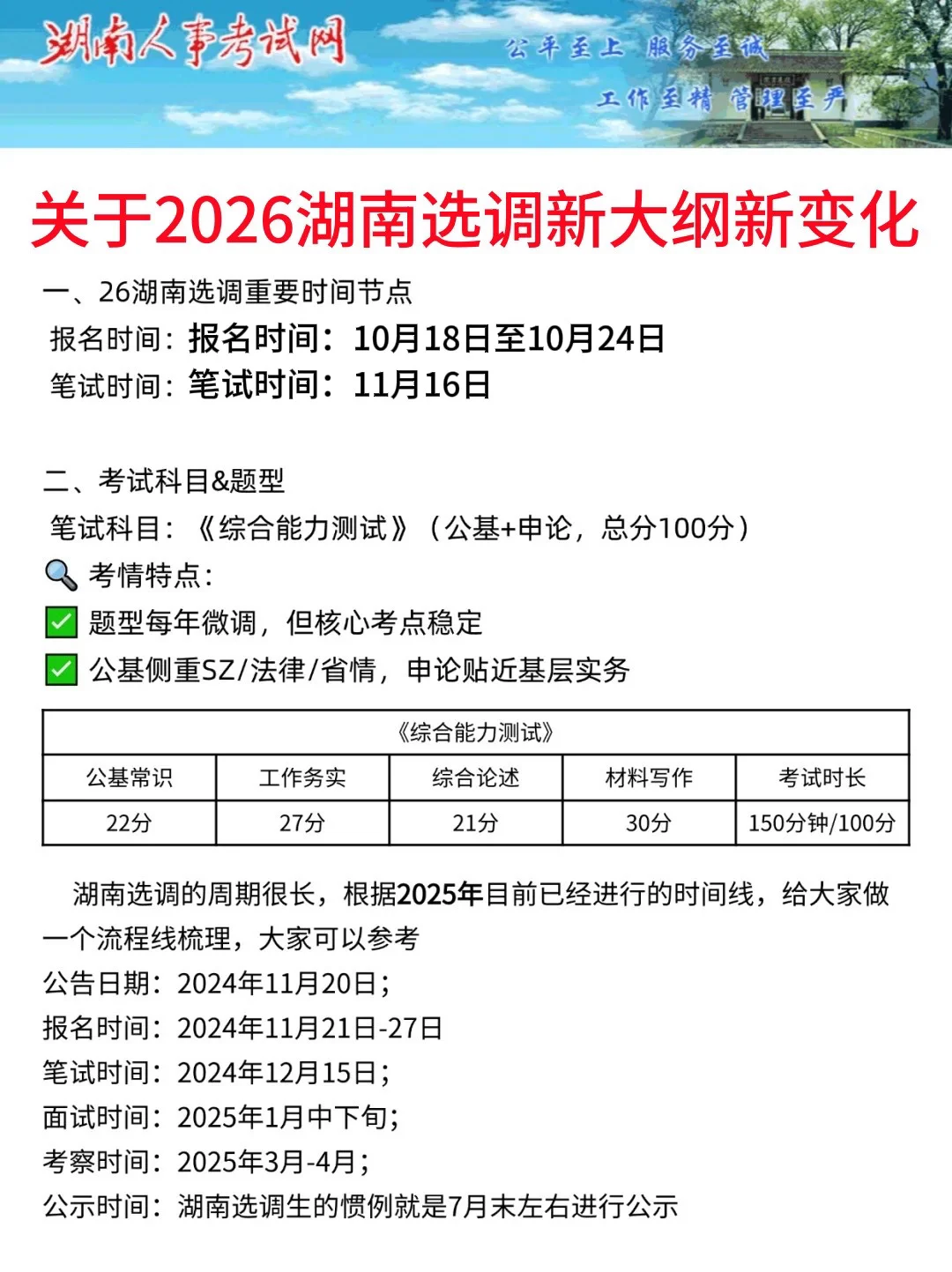 11.16湖南选调其实挺水的（差生版
