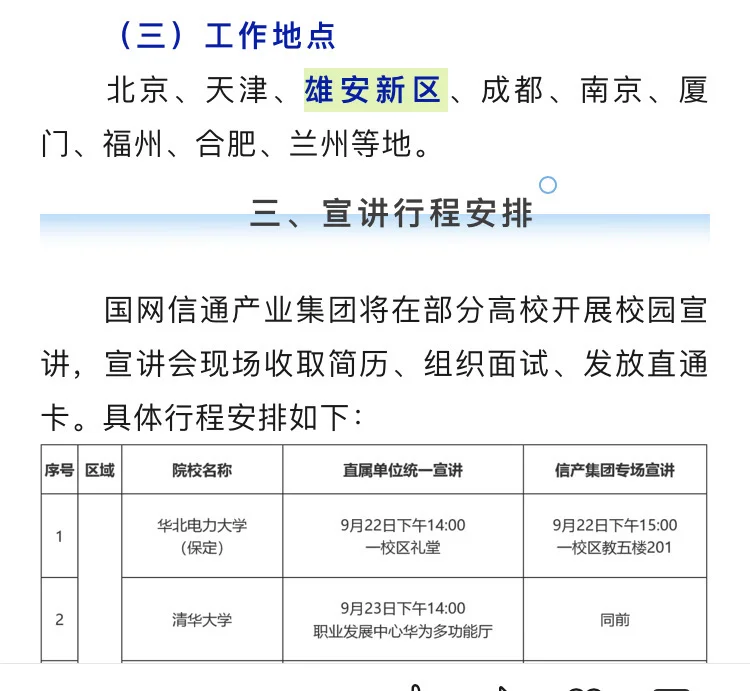 雄安有岗！国网信息通信产业集团招聘安排