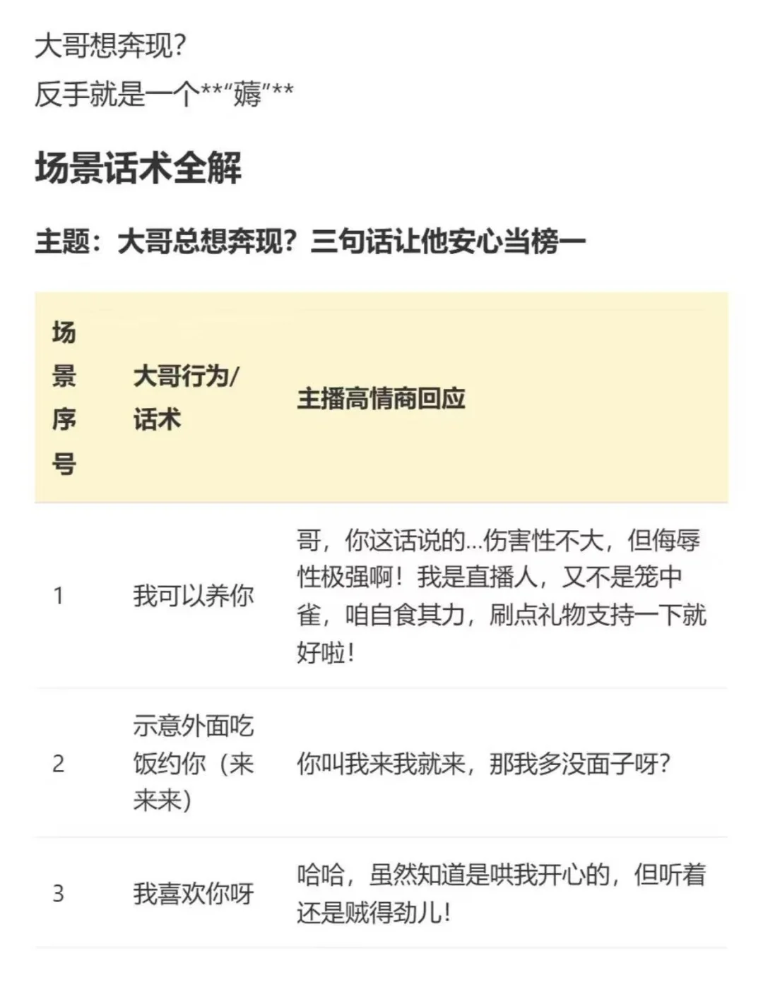 大哥要求见面 必须薅一波