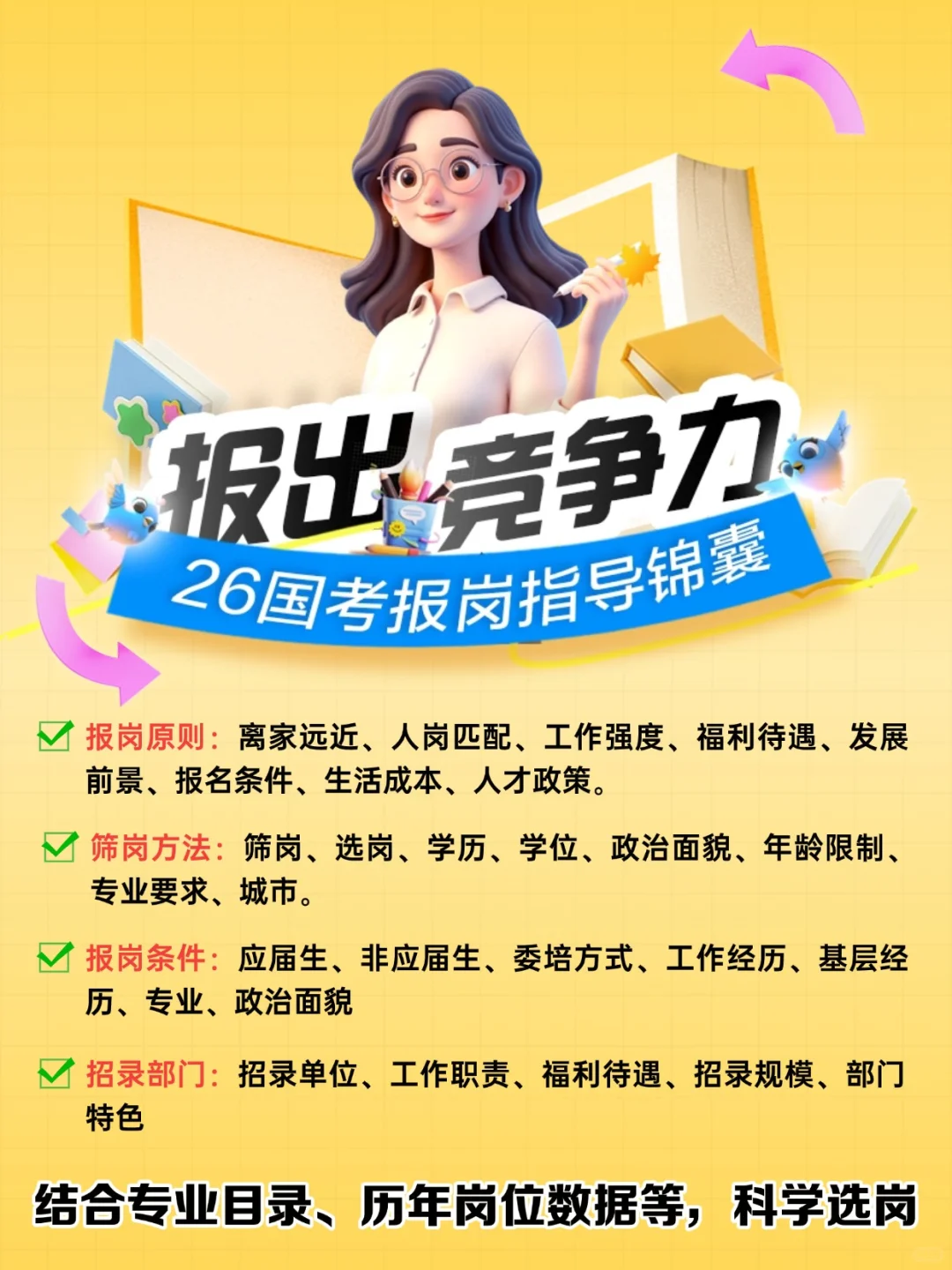 考公暂停！这些才是你的专业能报的岗位🔥