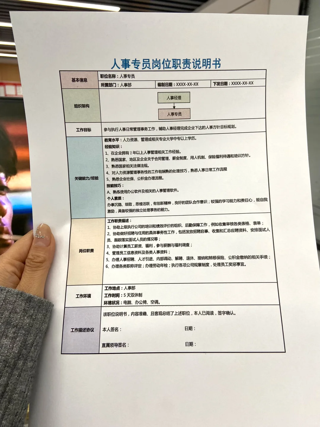 每个人事都应该知道的岗位职责，太详细了⚠️