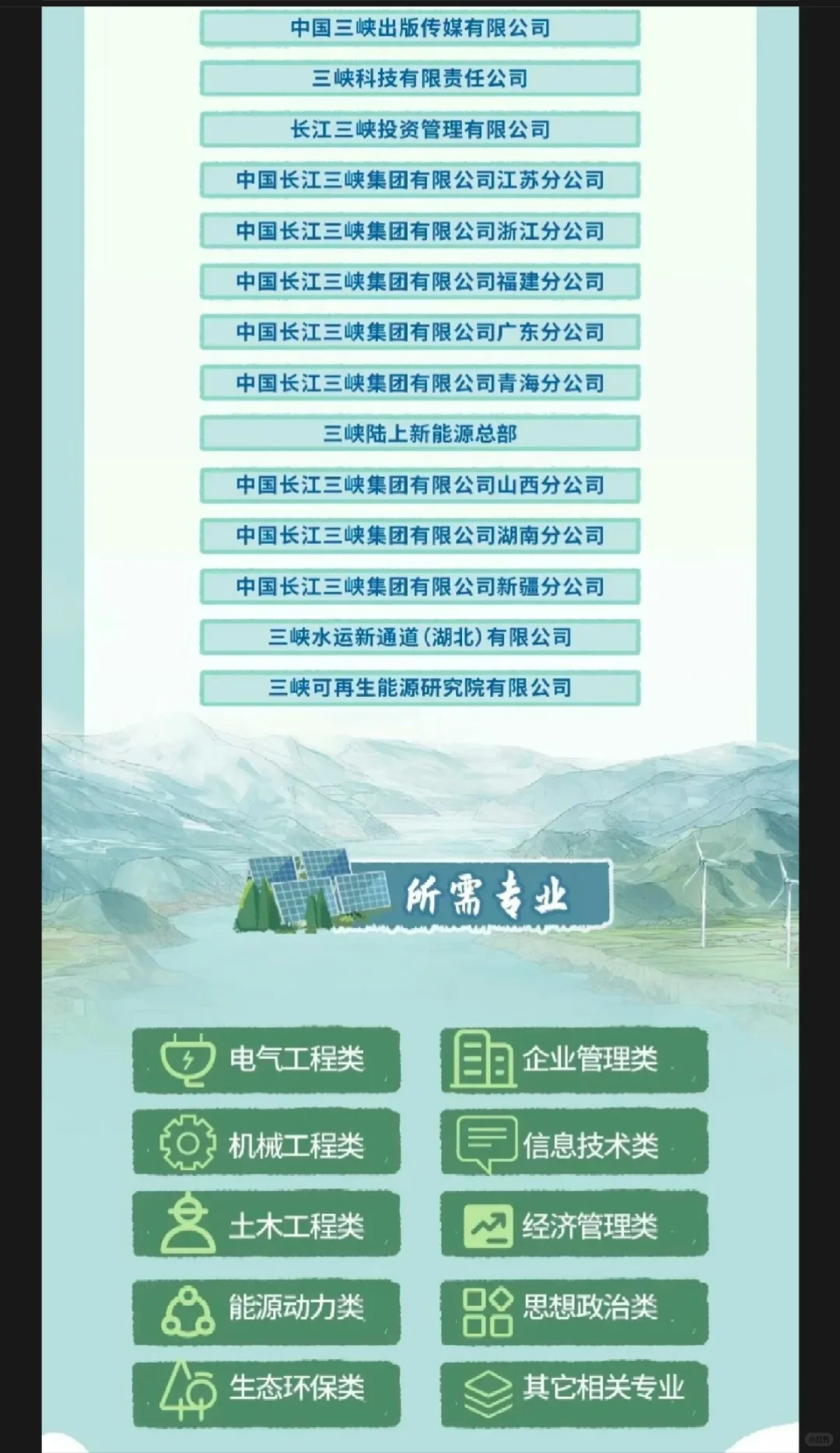 【校招】中国长江三峡集团2026校园招聘