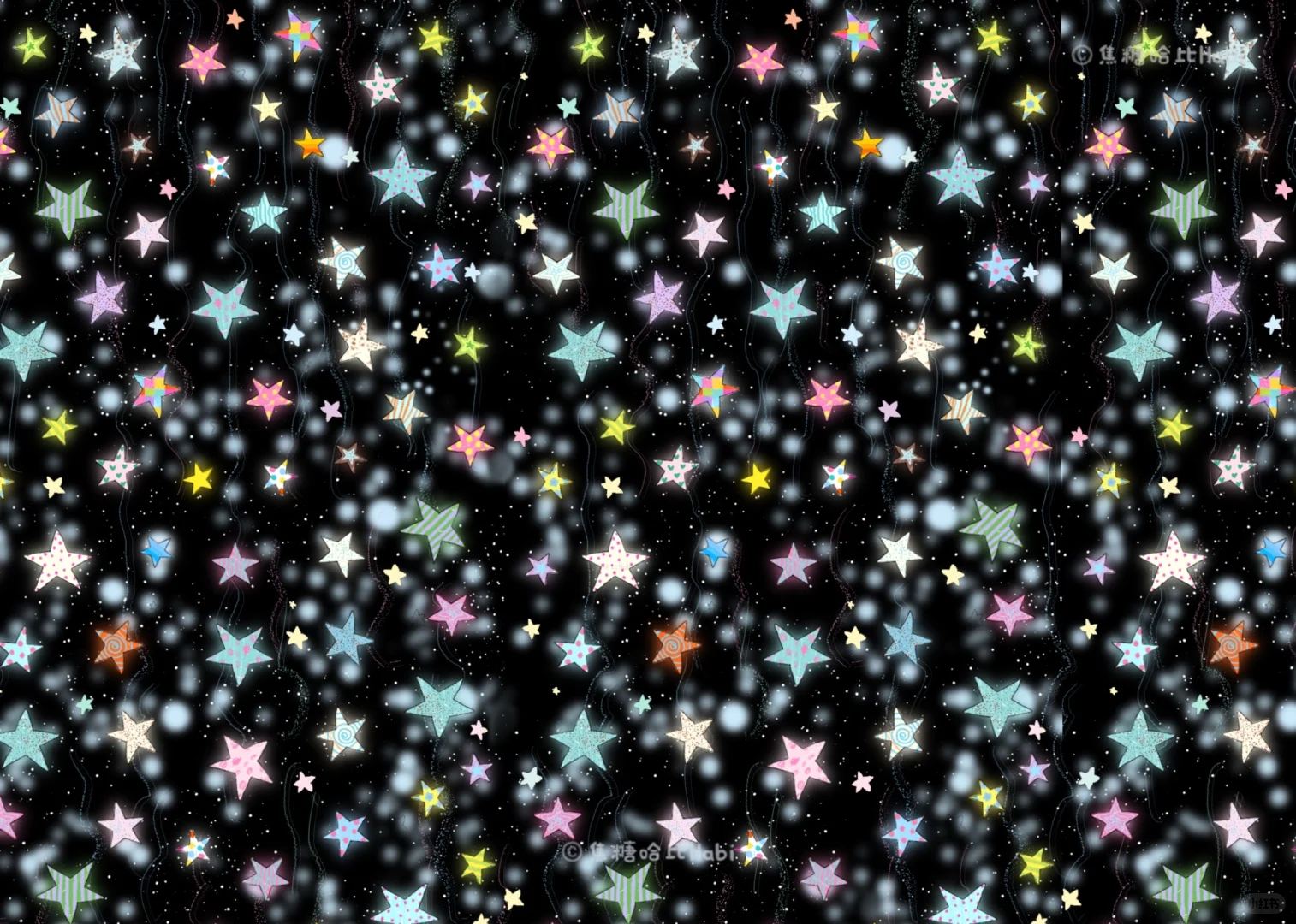 🌈⭐️ Rainbow Star彩虹星星｜iPad壁纸