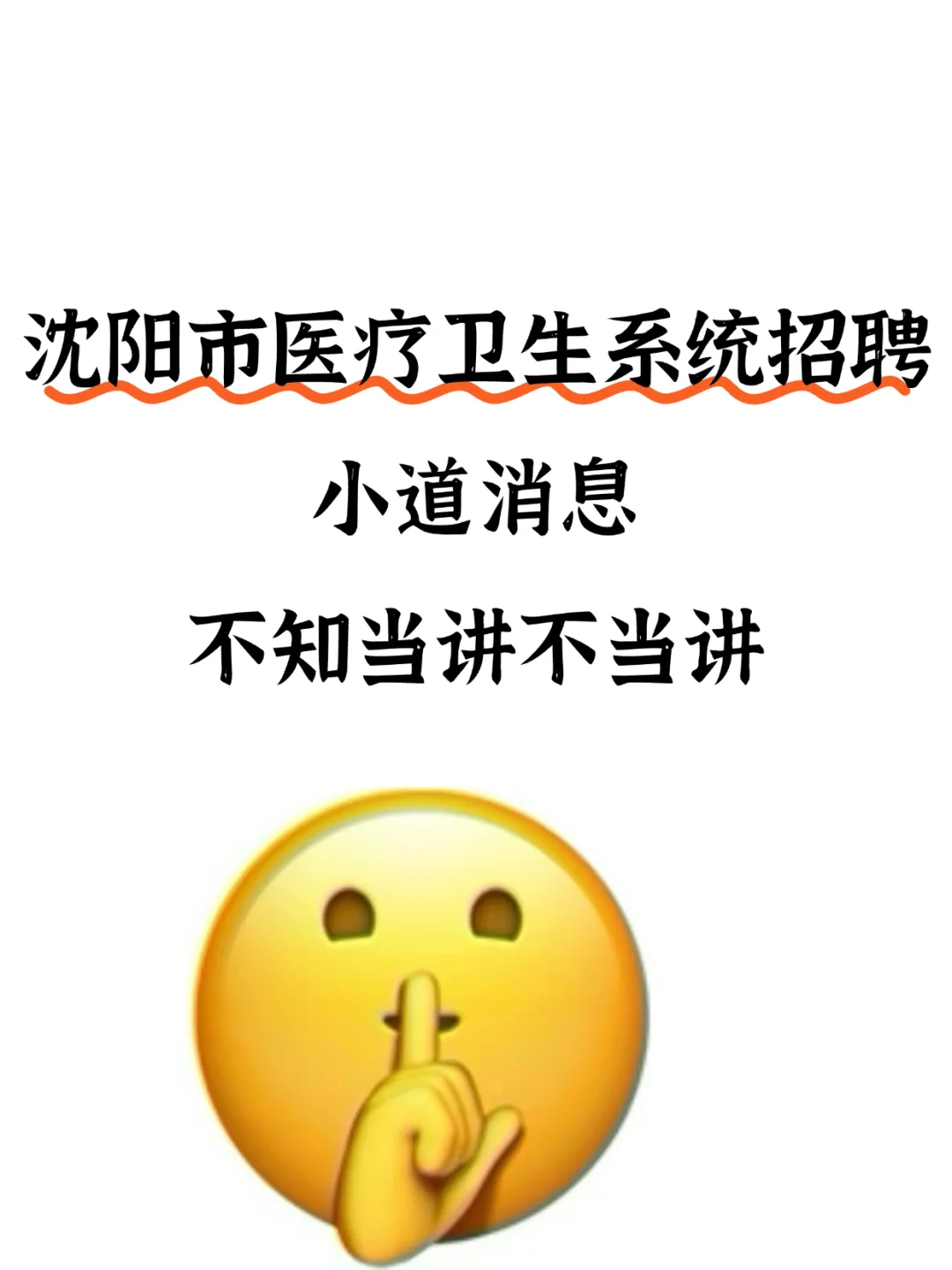沈阳市医疗卫生系统招聘，背完保底 85+