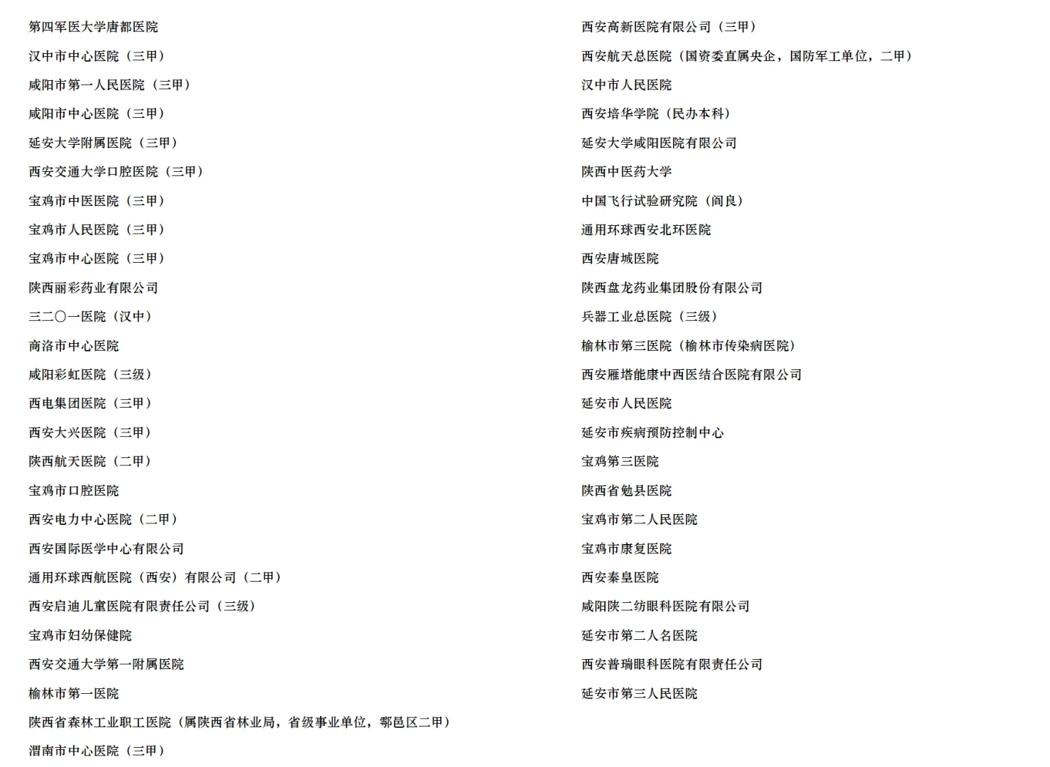 20251025西交大医学专场招聘会陕西参展单位