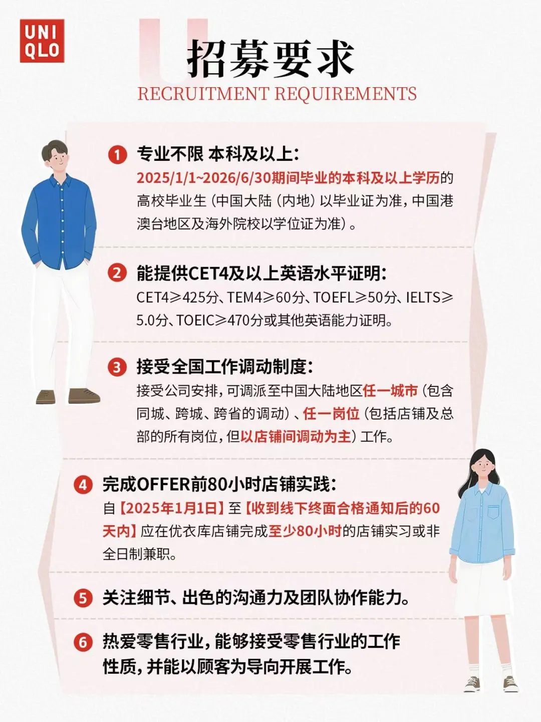 优衣库UMC经营管理培训生校园招聘