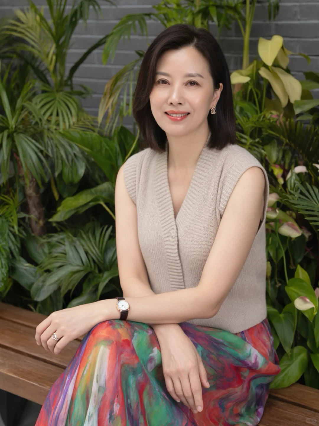 50岁颜值一般，气质满满