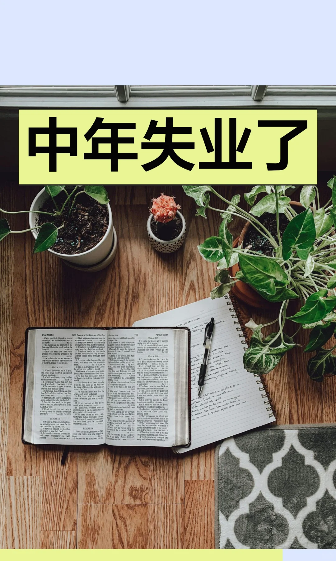 中年失业了
