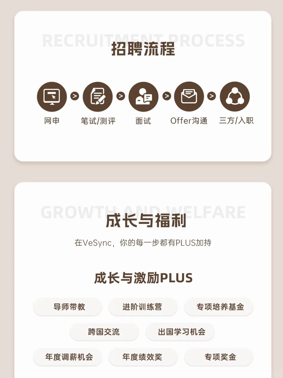 校招｜VeSync2026届全球秋季校园招聘启动