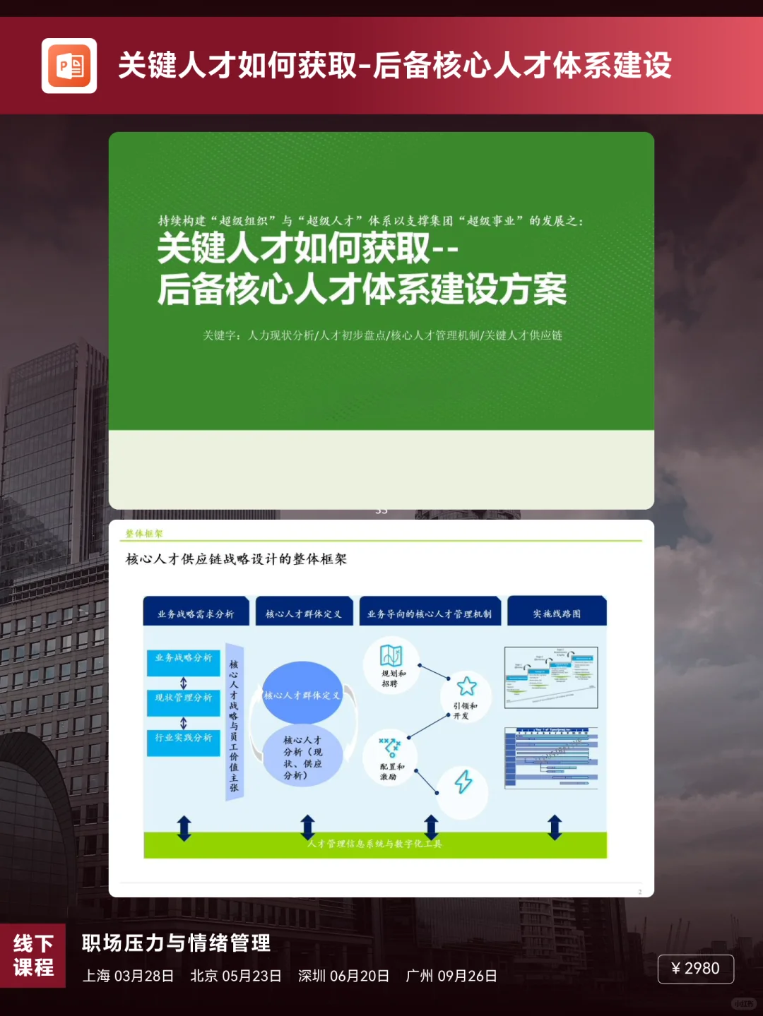 后备核心人才建设方案，打造未来中坚力量！