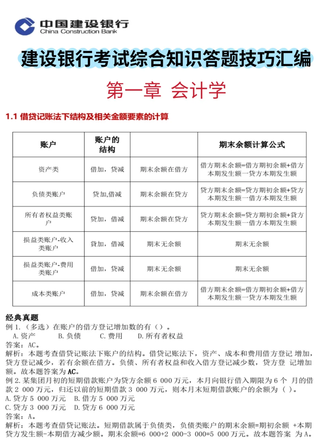 建行笔试，考试就像抄答案！直接背