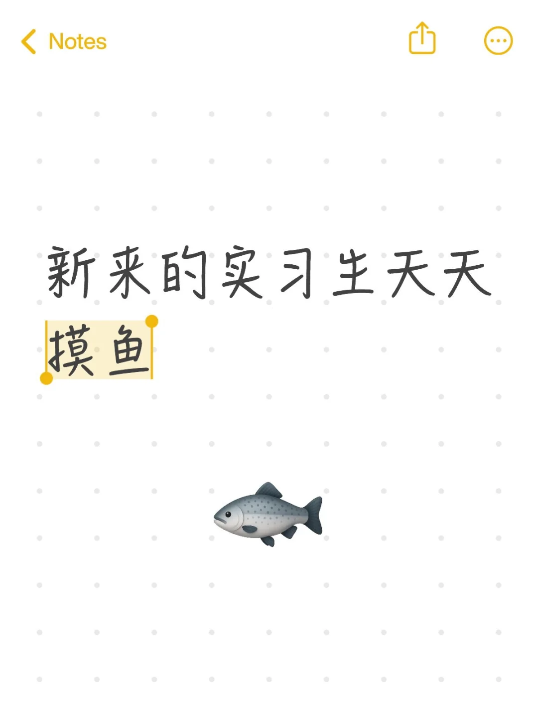 新来的实习生天天摸鱼