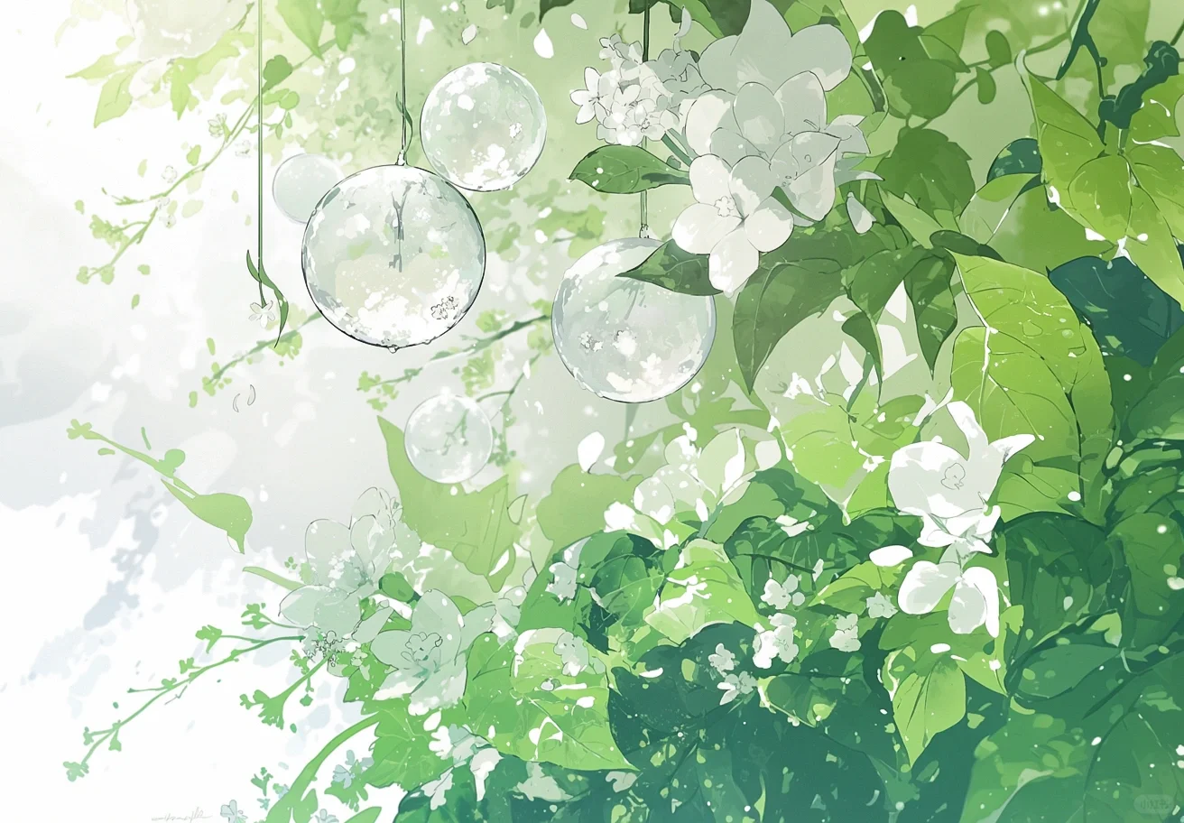 🍏【原创*粉可商】绿色系美工底图素材 壁纸💚