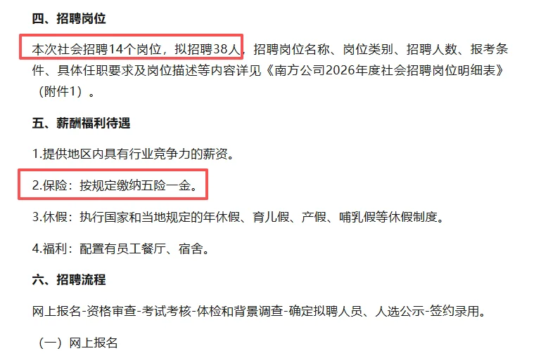 江铜南方公司招38人，五险一金，待遇优！