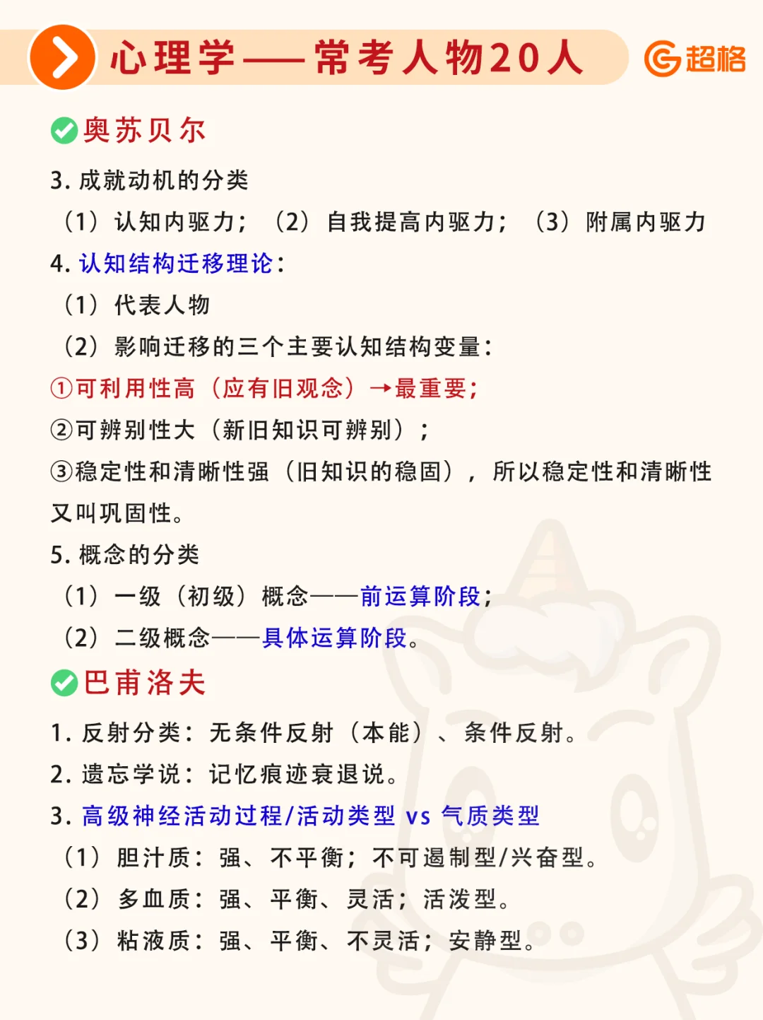 河北教招｜心理学常考人物20人汇总🔥