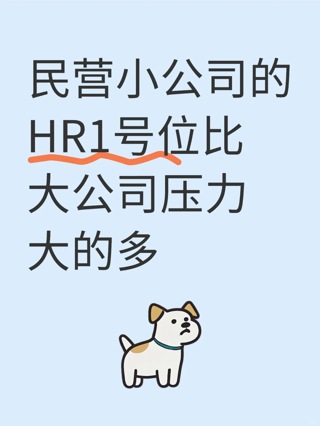 民营小公司HR1号位工作压力巨大