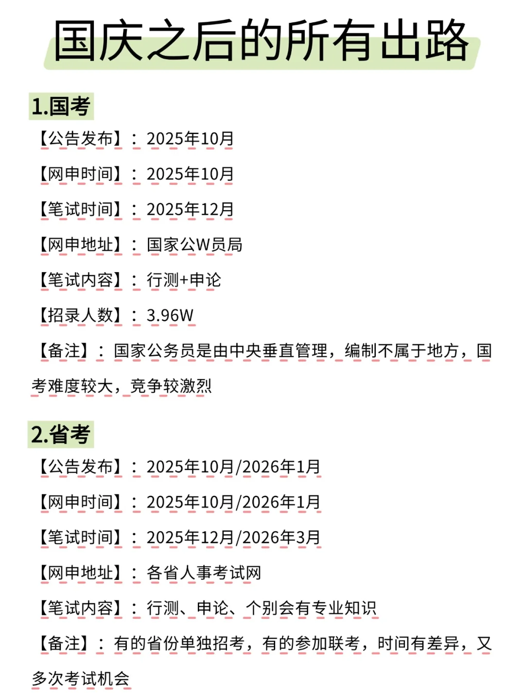 国庆之后的所有出路