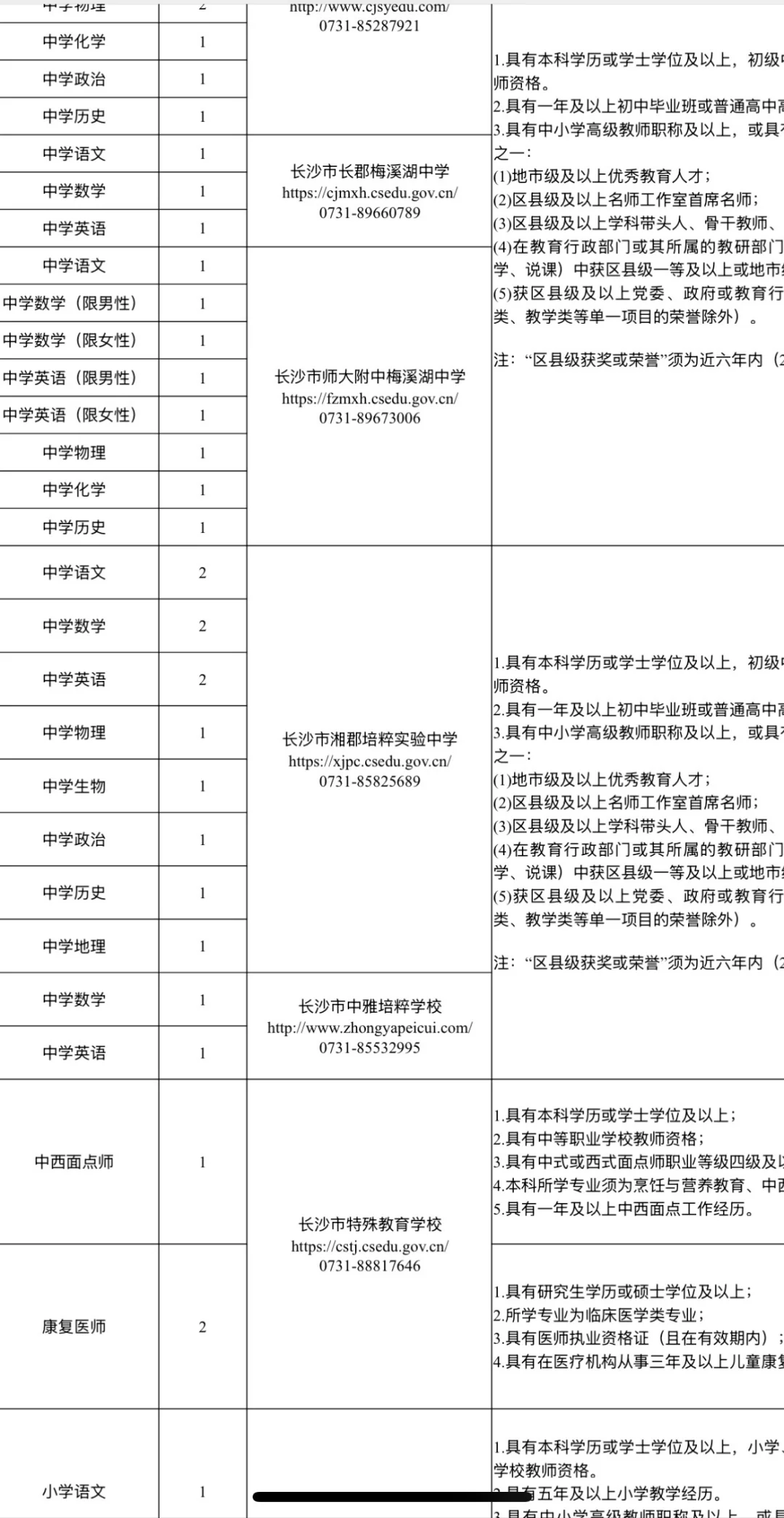 有编！2026长沙市直第一批招聘教师662人！