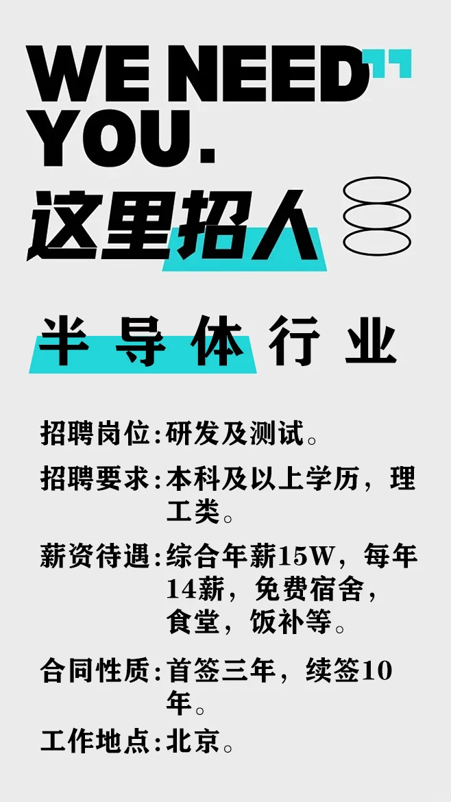 国企半导体企业招聘