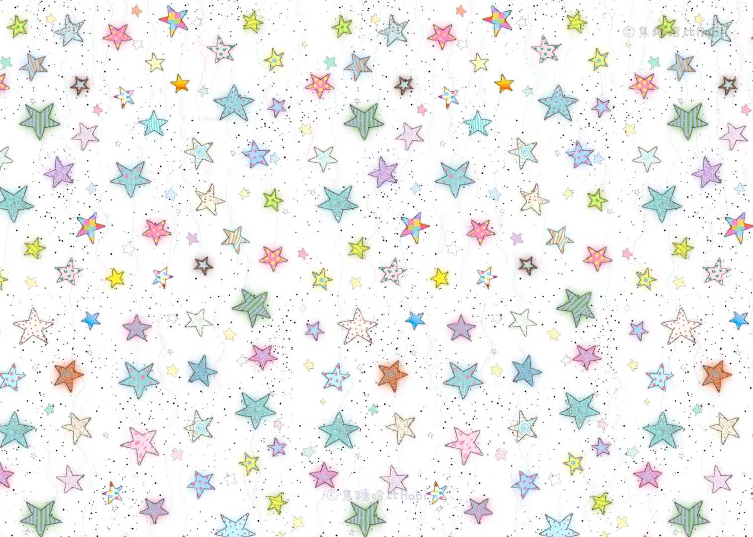 🌈⭐️ Rainbow Star彩虹星星｜iPad壁纸