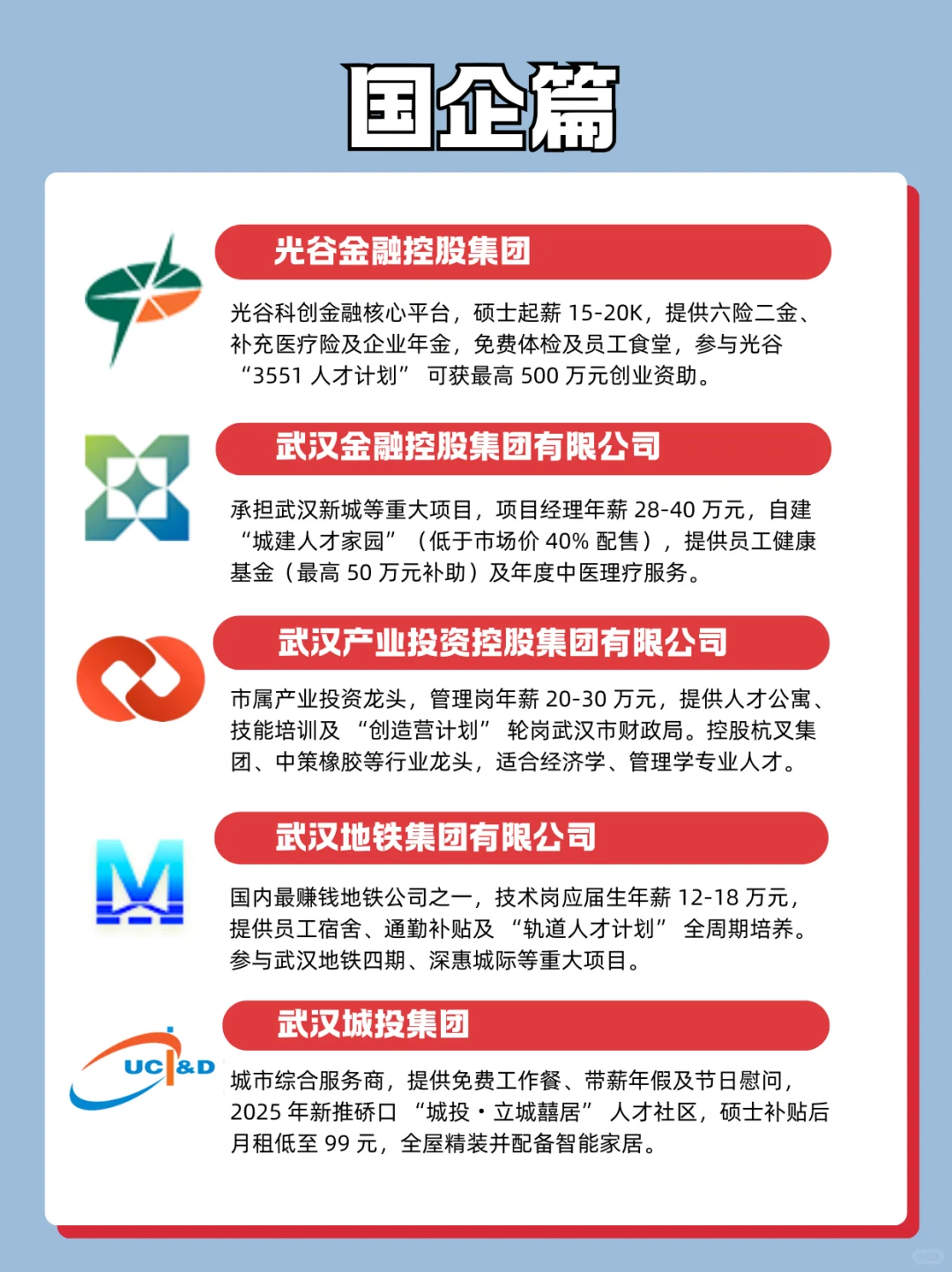 高福利武汉央国企上岸！求职干货📌
