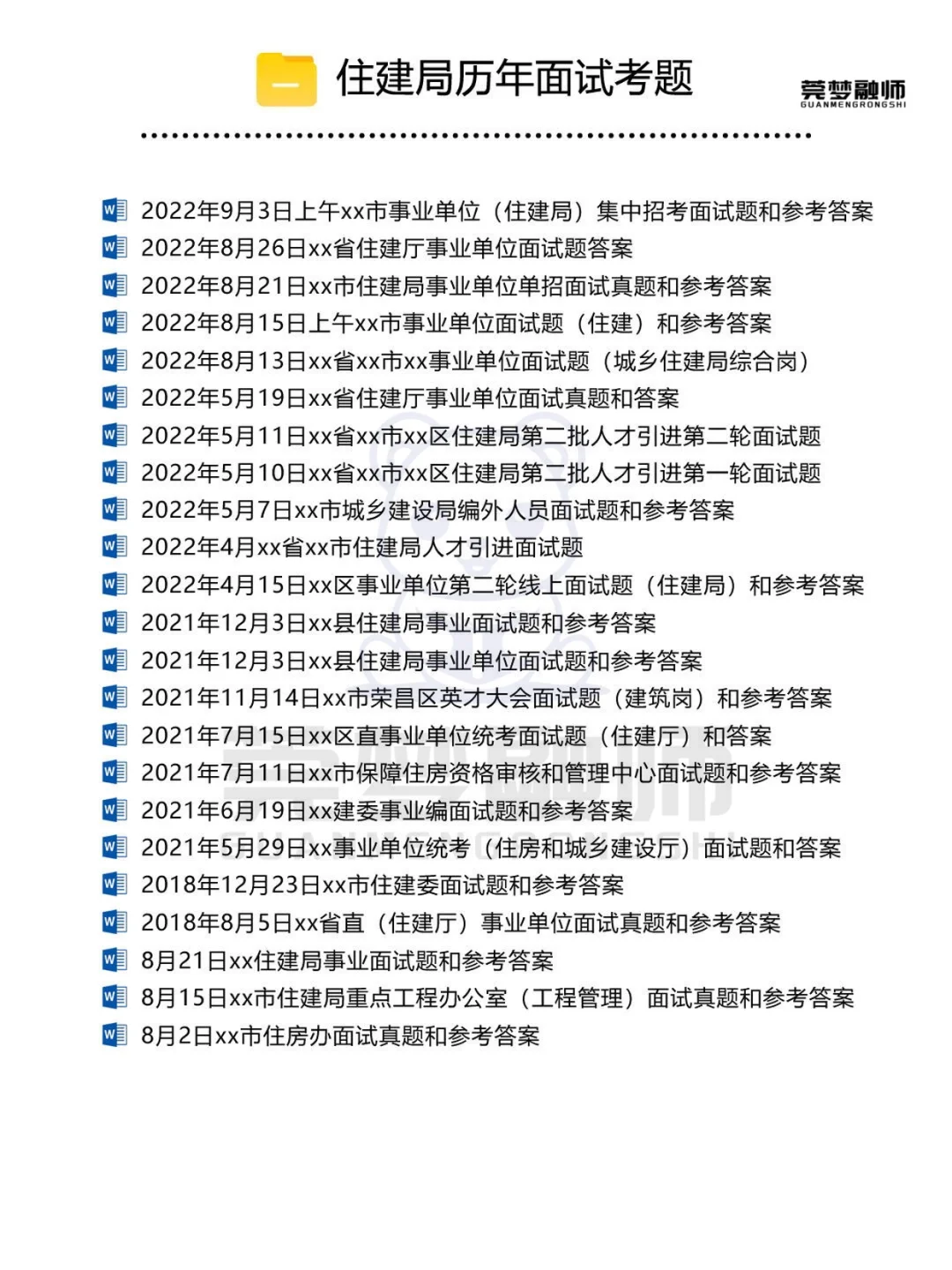 住建局招聘考试面试真题住房和城乡建设局事