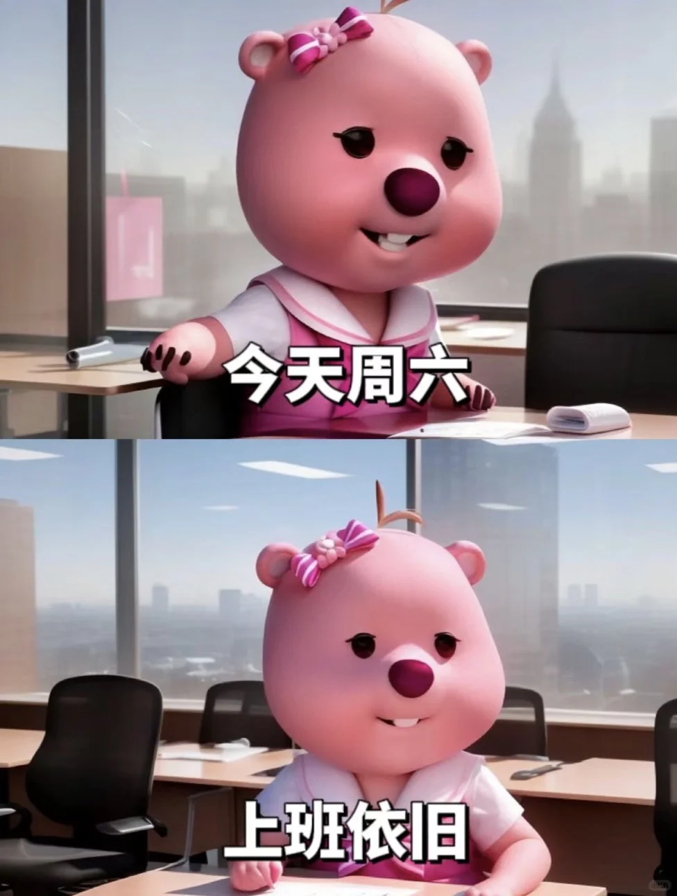 今天周六 上班依旧🐒