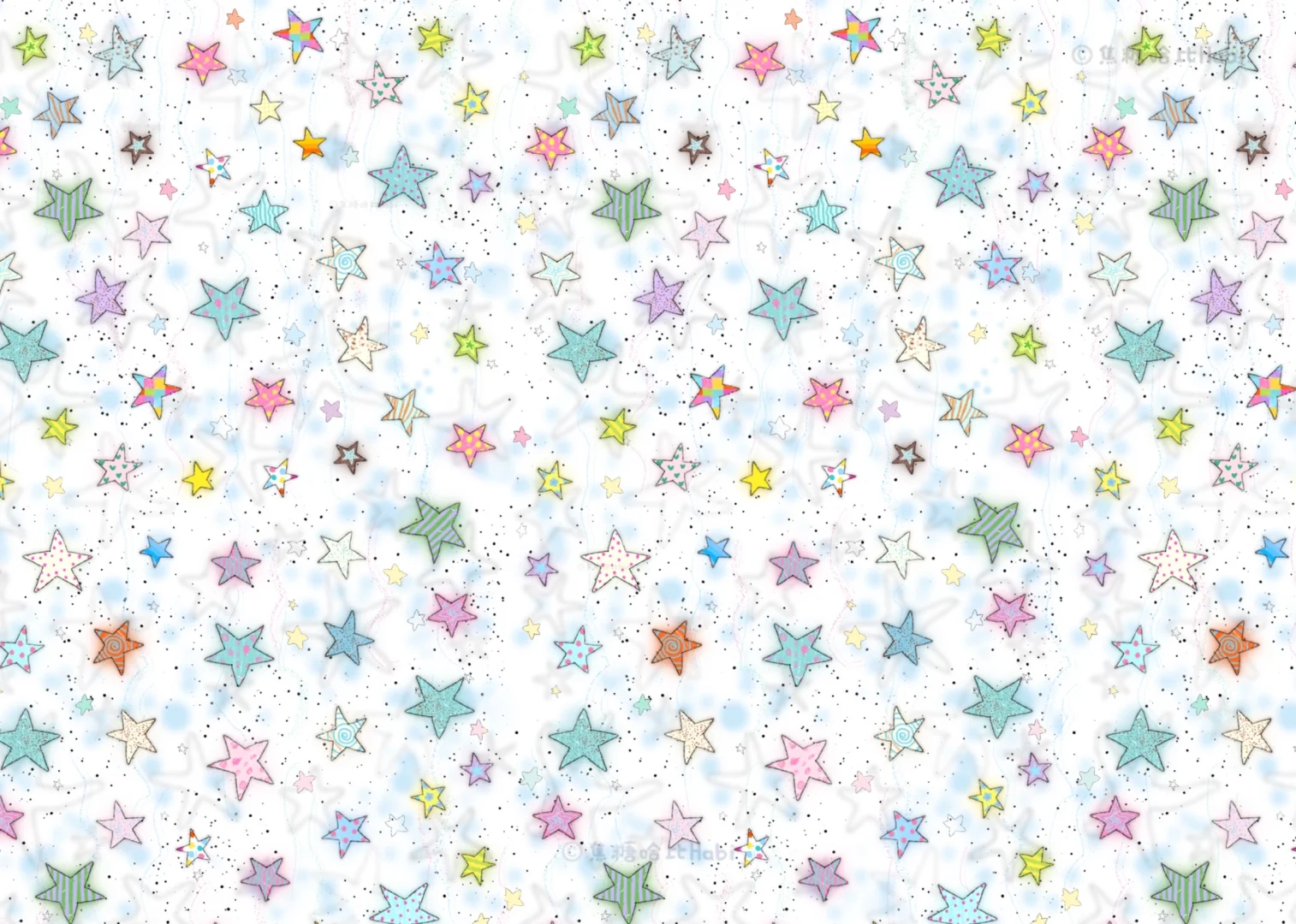 🌈⭐️ Rainbow Star彩虹星星｜iPad壁纸
