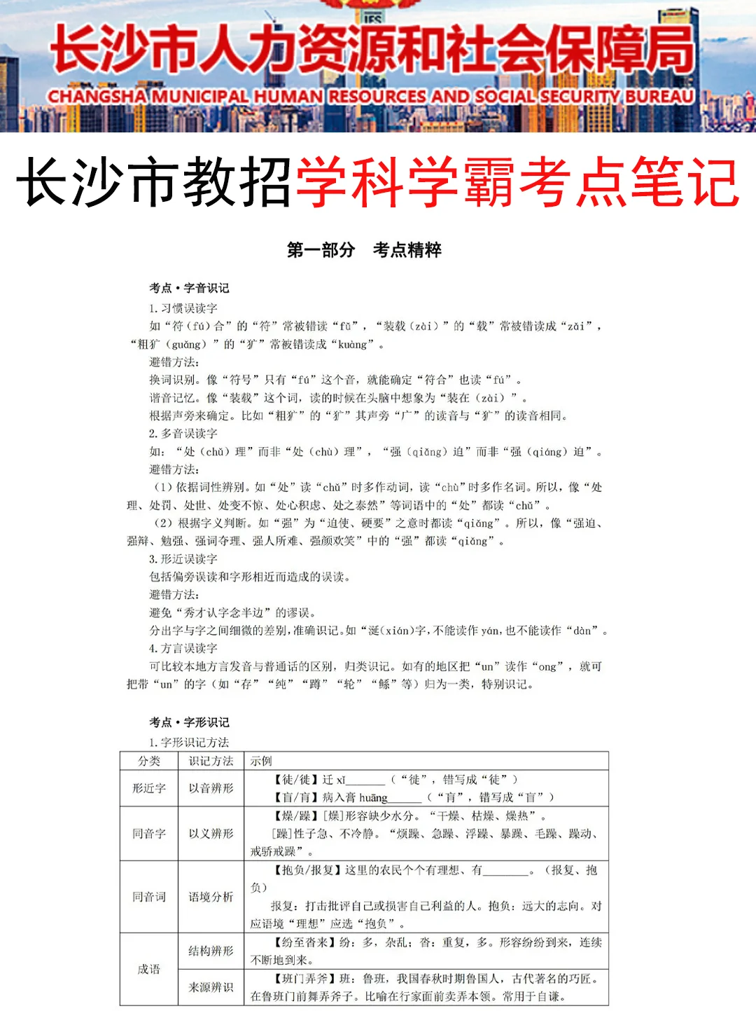 11.22长沙市教师招聘其实挺水的（差生版