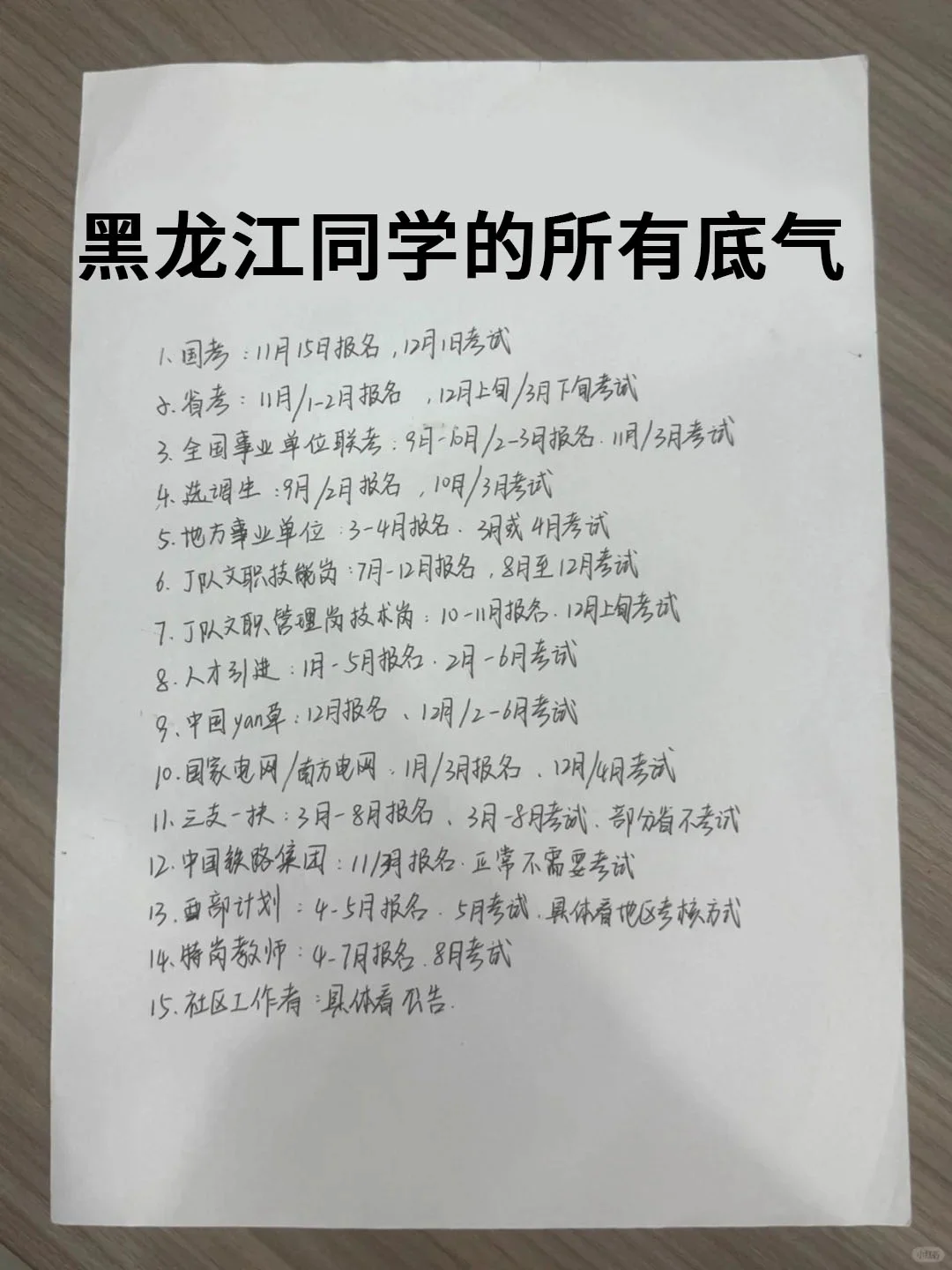 黑龙江同学的所有底气！！