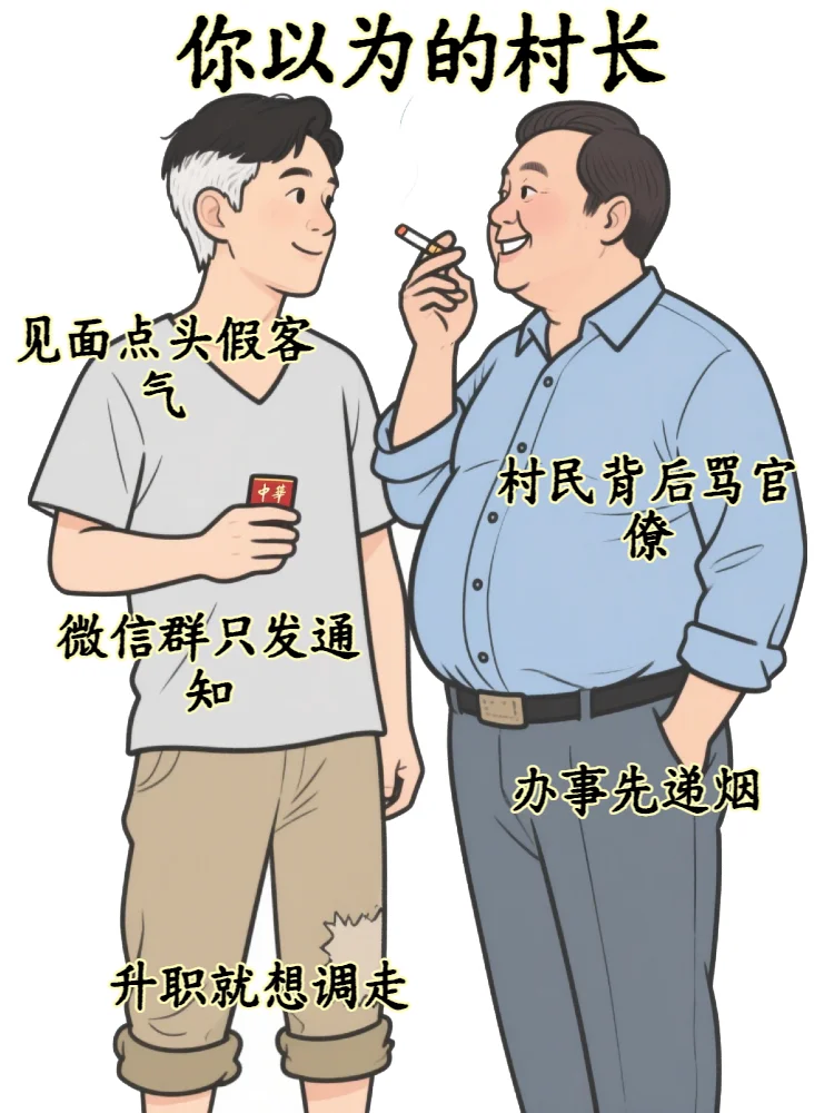 你以为的村长vs实际上的村长