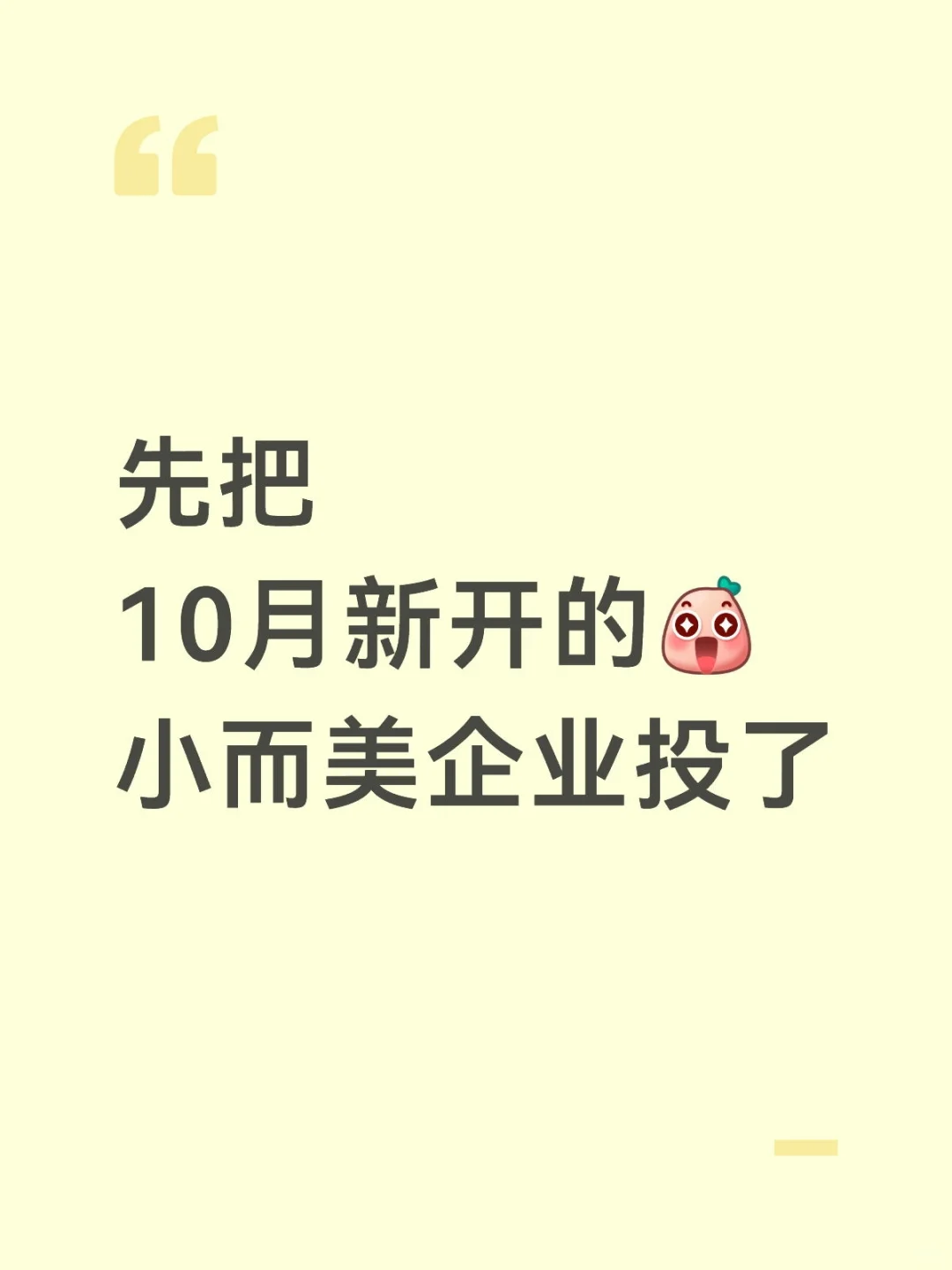 10.19都是新开的26届网申（小而美版